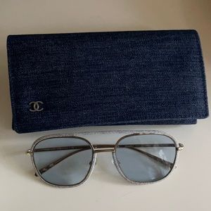 Chanel aviator sunglasses